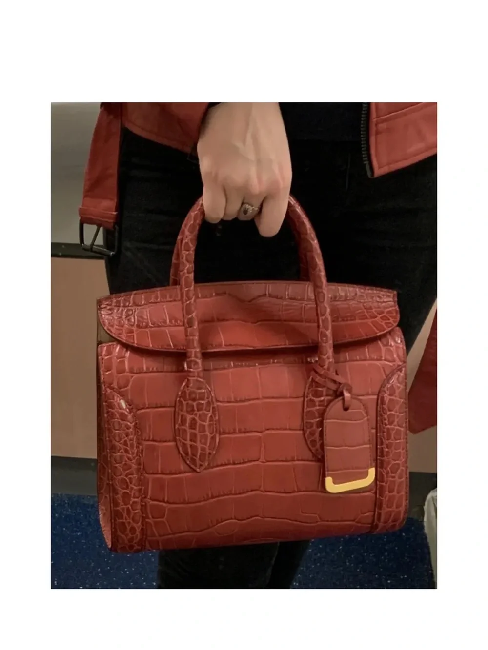 Alexander McQueen stylish red
